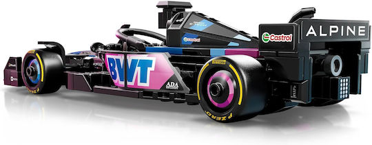 LEGO Speed Champions F1 BWT Alpine Racing Car pentru 10+ Ani 258 Bucăți