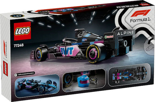 LEGO Speed Champions F1 BWT Alpine Racing Car pentru 10+ Ani 258 Bucăți