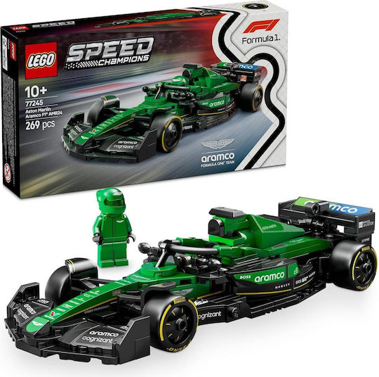 LEGO Speed Champions Mașină de Curse F1 Aston Martin Armaco AMR24 pentru 10+ Ani 269 Bucăți