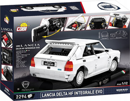 Cobi Building Blocks Lancia Delta HF Integrale EVO Executive Edition for 7 Plus Years 2294 Pieces