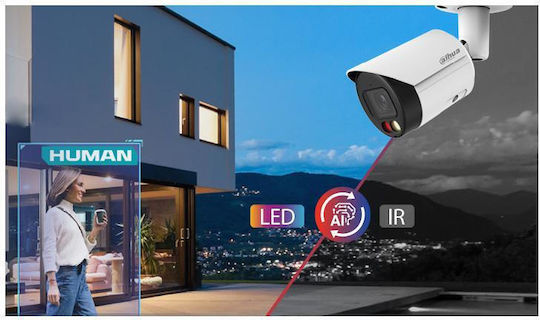 Dahua IPC-HFW2649S-S-IL-0280B IP Surveillance Camera Full HD+ 6MP Waterproof with Microphone and Lens 2.8mm