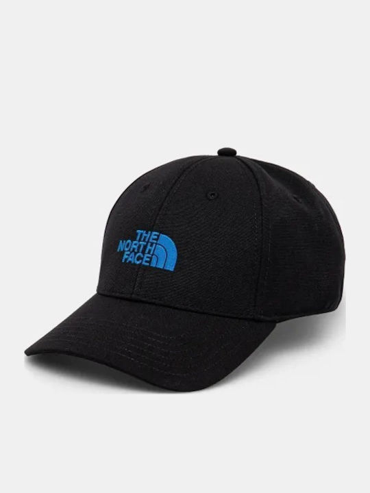 Nf0a4vsv1s91 North Face Recycled 66 Classic Hat Black Blue Logo