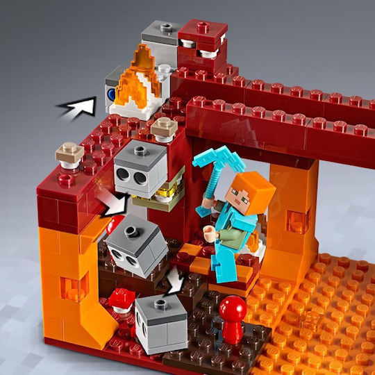 LEGO Minecraft The Blaze Bridge for 8+ Years