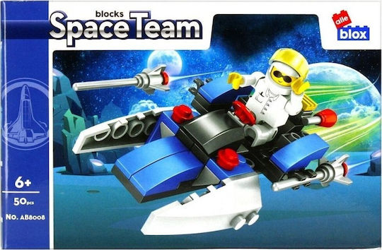 Alleblox Τουβλάκια Space Team για 6+ Ετών 50τμχ