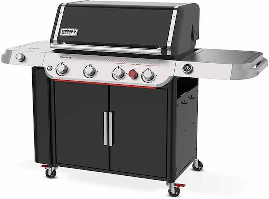 Weber ΕP-435 Газово Барбекю Решетка 86брx48брсм. с 4 бр 21.1кВт и Страничен Нагревател