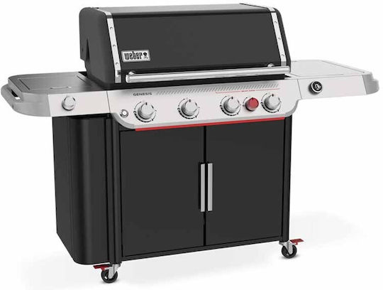 Weber ΕP-435 Газово Барбекю Решетка 86брx48брсм. с 4 бр 21.1кВт и Страничен Нагревател