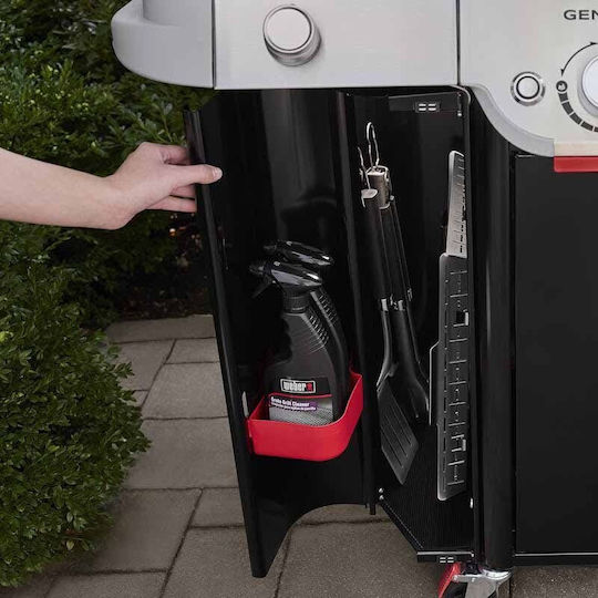 Weber ΕP-435 Газово Барбекю Решетка 86брx48брсм. с 4 бр 21.1кВт и Страничен Нагревател