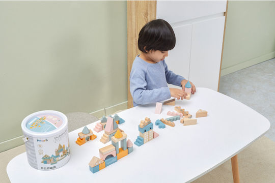 Viga Toys Bausteine Holz 50Stück