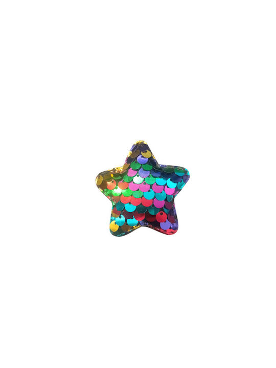 Wiggle Butt Hair Clips Star with Sequins Rainbow Clothing Accessories for Dogs