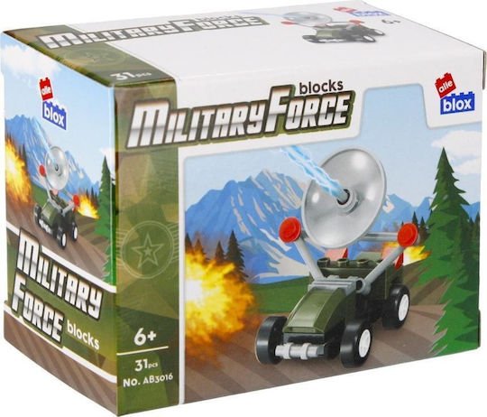 Alleblox Militärische Bauklötze für 6+ Jahre 31 Stück
