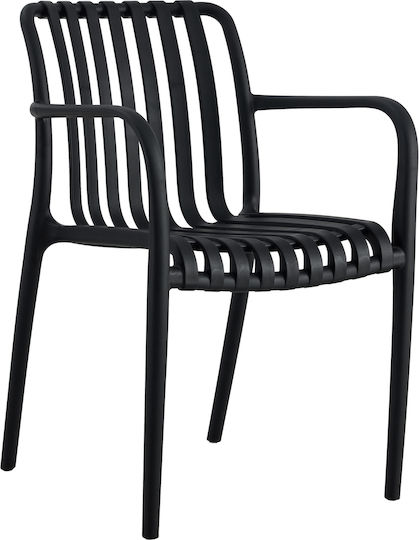Gartenstühle Tahiti Schwarz 58x56x81cm Gartenstühle Tahiti Schwarz 58x56x81cm
