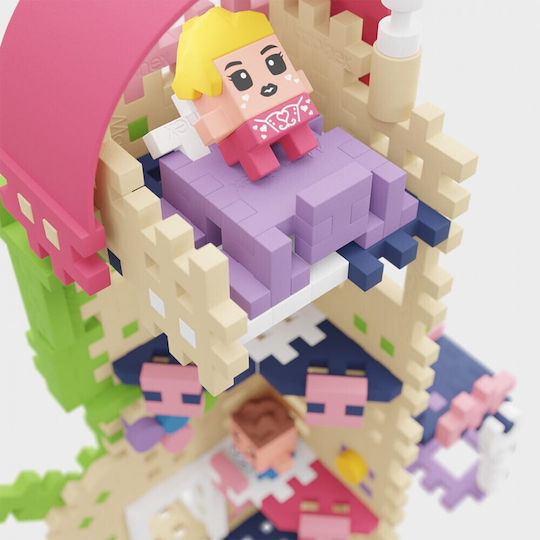 Marioinex Τουβλάκια Waffle Mini - Princess: Tower of Fantasy για 6+ Ετών 148τμχ
