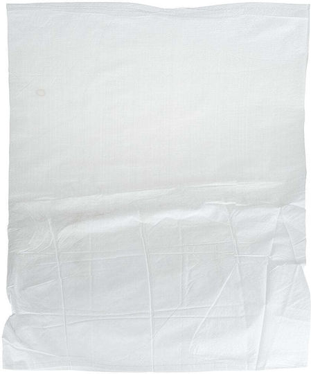 Set gewebte Polypropylen-Säcke 80 x 125 cm Kapazität 80 kg Weiß 100 Stück Geko G71985a