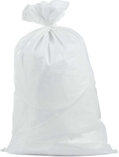 Polypropylene Fabric Bag 50 x 80 cm Capacity 30 kg White Geko G71983a