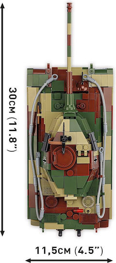 Cobi Cobi Panzer VI Ausf B King Tiger Bauklötze für 9+ Jahre 802 Stück