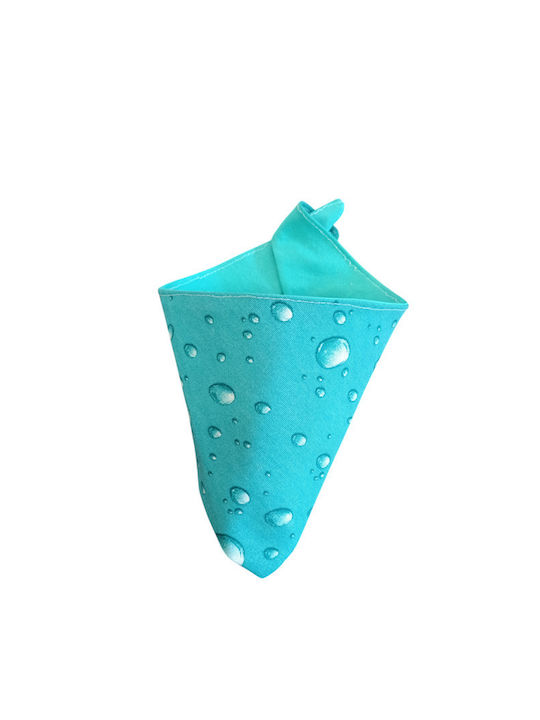 Wiggle Butt Raindrops Bandană pentru câini în culoarea Turcoaz