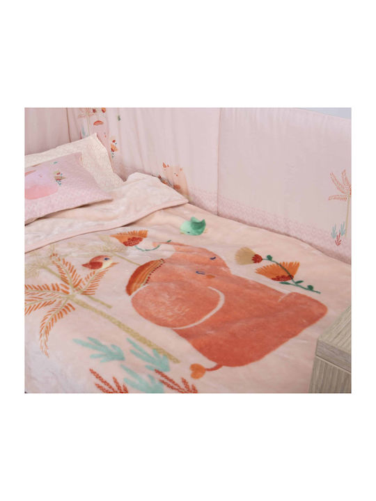 Nef-Nef Homeware Blanket Nursery Swaddling Blankets Indonesia Velvet Orange Indonesia 75x100cm