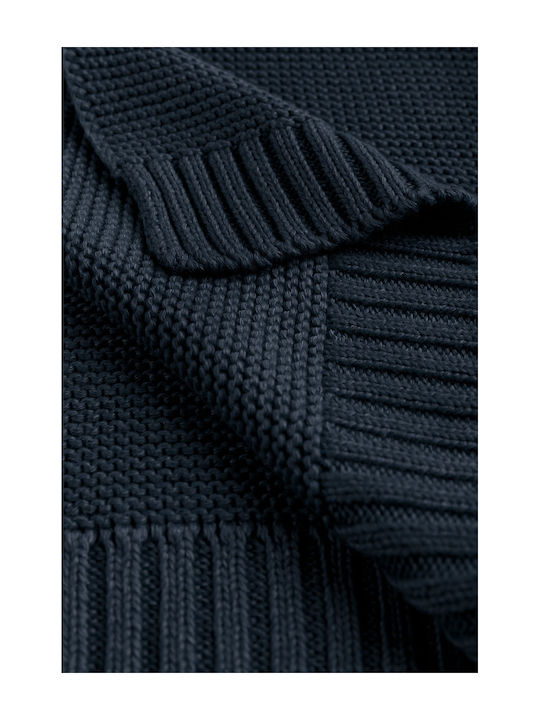 Sensillo Blanket Nursery Swaddling Blankets Bamboo Navy Blue Navy Blue 100x80cm