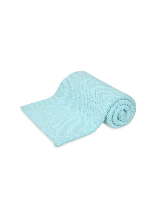 Matex Blanket Nursery Swaddling Blankets Cotton Light Blue 100x80cm