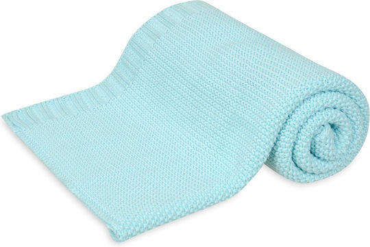 Matex Pătură Pepinieră Swaddling pături 100% bumbac Albastră 100x80cm