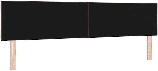 vidaXL Stoff Kopfstütze für Betten Dunkelbraun 200x78cm