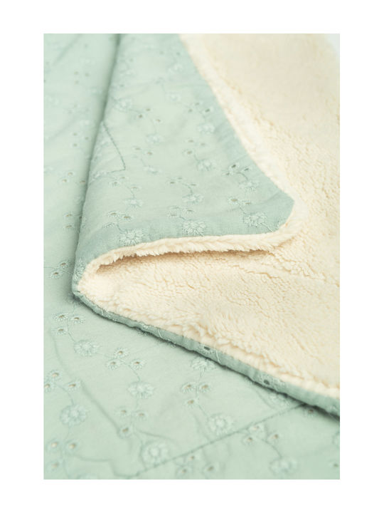 Sensillo Blanket Nursery Swaddling Blankets Green 80x100cm