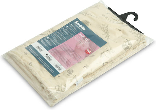 Sensillo Decke Wickeltücher für Kinderzimmer Beige 80x100cm