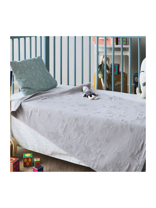 Kentia Blanket Dione Grey Cotton