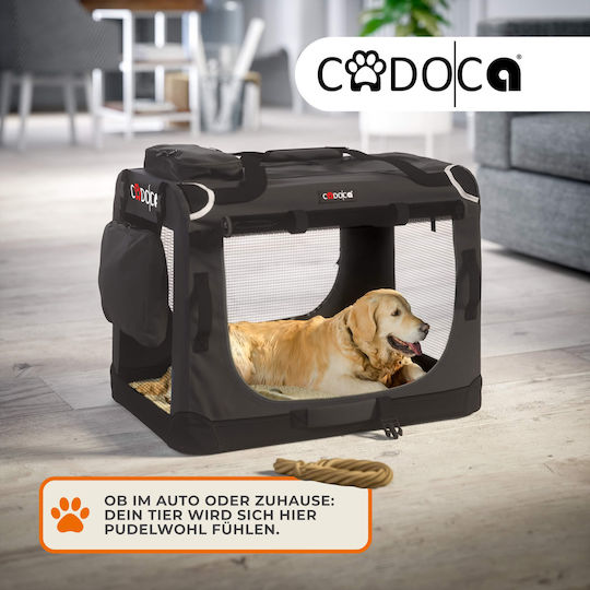 Cat Dog Transport Bag Cadoca Dark Gray Size 3XL 101x69x70 cm