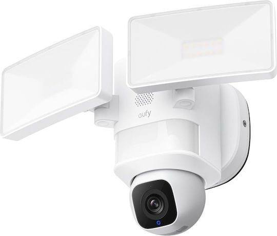 Eufy Floodlight E30 IP Cameră de Supraveghere Wi-Fi Full HD+ 4MP Rezistentă la apă cu Comunicare Bidirecțională