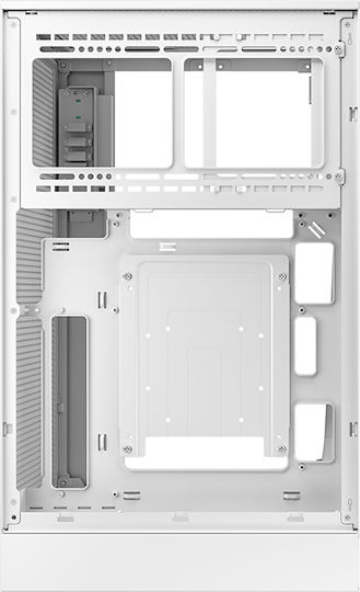 Deepcool CH270 Digital Gaming Mini Tower Computer Case with Side Window White