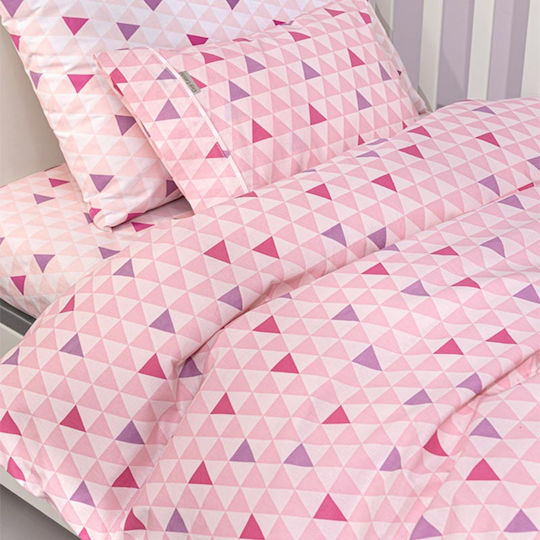 Guy Laroche Two 2 Twenty Set Baby Bettlaken Für Krippe Baumwolle Fuchsienrosa Fuchsie 115x170cm 3Stück