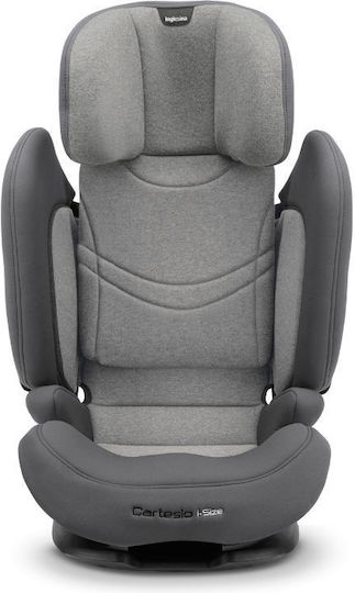 Inglesina Cartesio Baby Car Seat High-back Booster i-Size with Isofix Moon Grey 15-36 kg