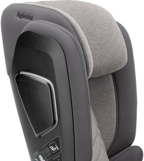 Inglesina Cartesio Baby Car Seat High-back Booster i-Size with Isofix Moon Grey 15-36 kg