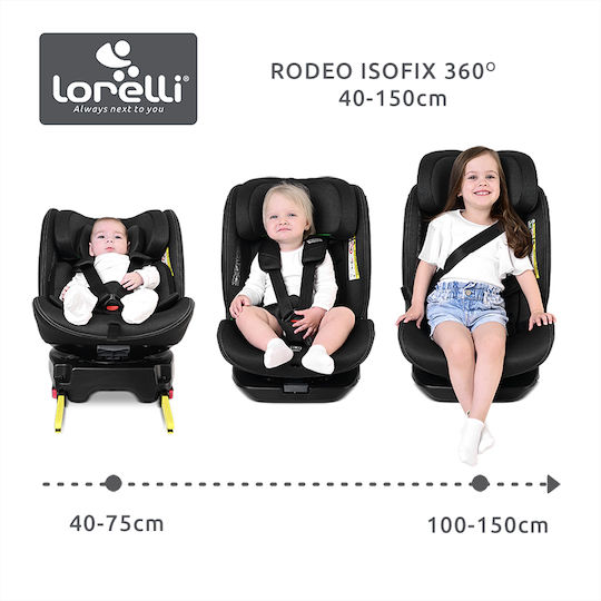 Lorelli Rodeo Καθισματάκι Αυτοκινήτου i-Size με Isofix Pink