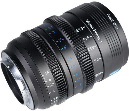 Sirui Full Frame Φωτογραφικός Φακός Vision Prime 1 Series T1.4 Σταθερός για Sony E Mount Μαύρος