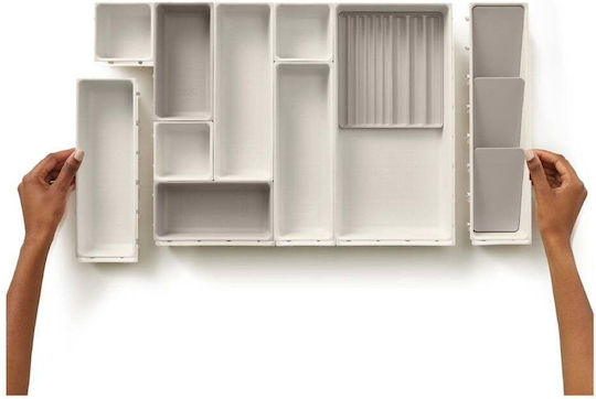 Beige Badezimmer-Organizer-Set 12 Viva von Joseph Joseph