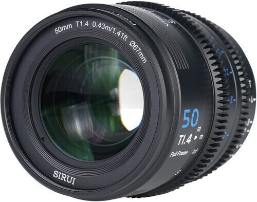 Sirui Full Frame Φωτογραφικός Φακός Vision Prime 50mm T1.4 Σταθερός για Sony E Mount Μαύρος