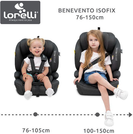 Lorelli Benevento Baby Car Seat i-Size with Isofix Lemon Curry