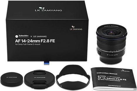 Samyang Full Frame Camera Lens AF 14-24mm f2.8 FE Wide Angle Zoom for Sony FE Mount Black
