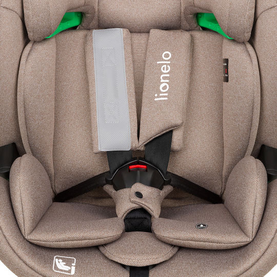 Lionelo Lavender Baby Car Seat with Isofix Beige Latte