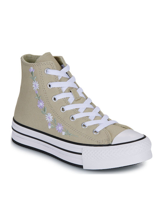 Converse CHUCK TAYLOR ALL STAR High Μπεζ