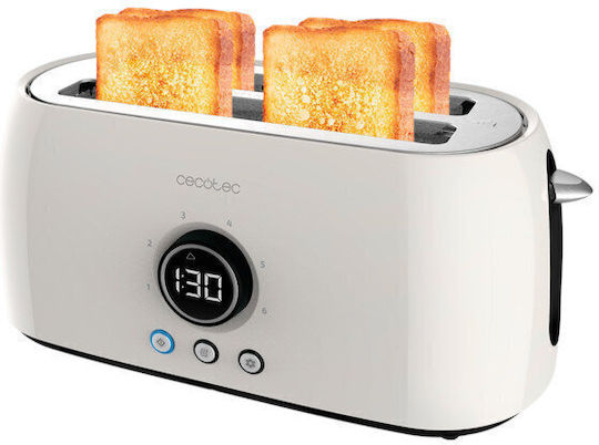 Cecotec Extra Double Prăjitor de pâine 2 sloturi 1500W Bej