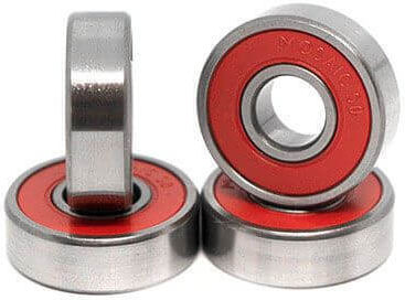 Mosaic Super 0 Abec 5 Bearings Silver Red Ρουλεμάν