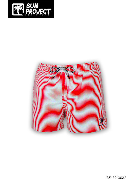 Herren Badebekleidung Shorts Red Gestreift