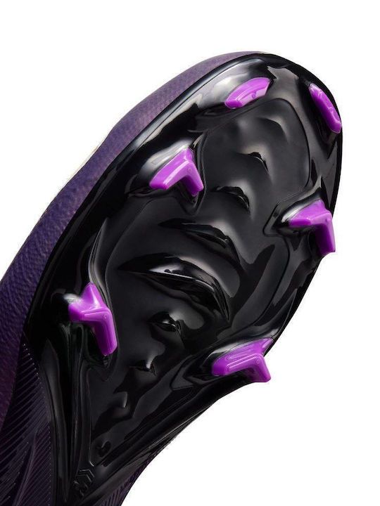 Mercurial Vapor 16 Pro Kylian Mbappé FG HF5450 500 Kids Soccer Cleats Molded Grand Purple / Pale Ivory