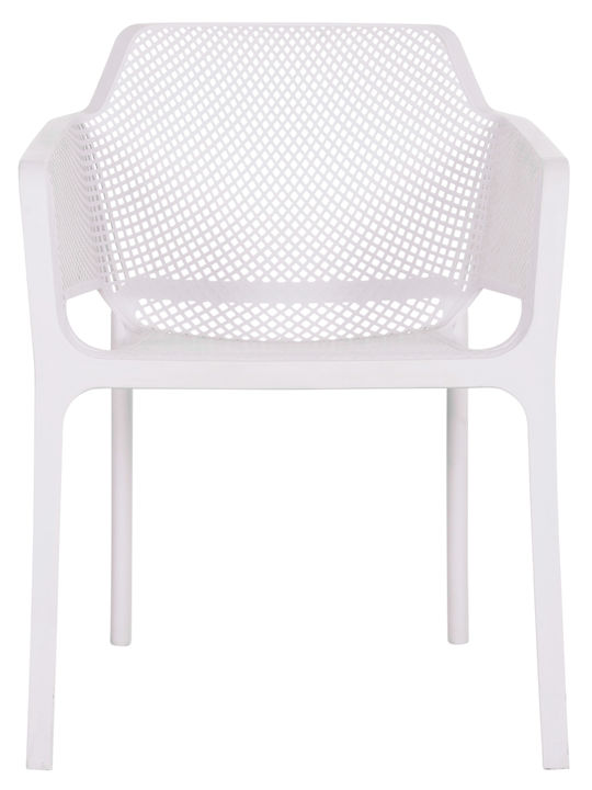 Outdoor Chair Polypropylene John White 59x58x79cm