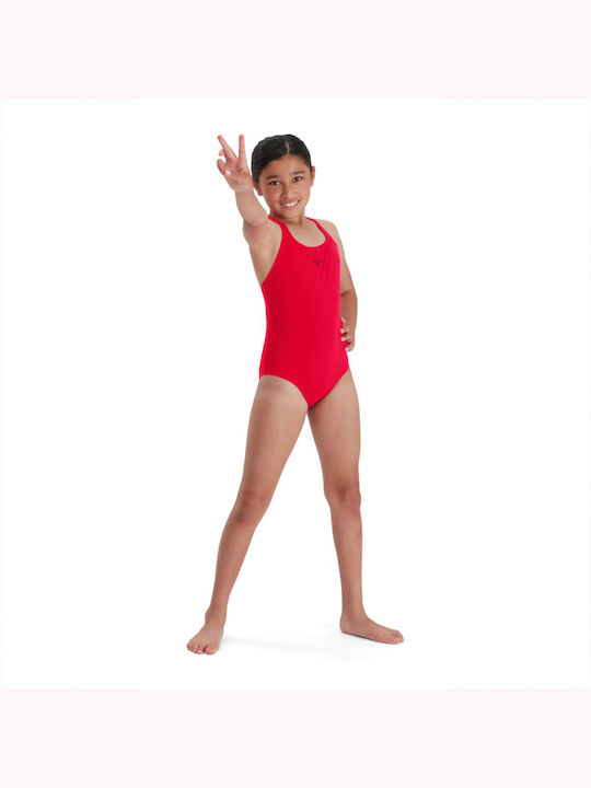 Speedo Endurance+ Medalist Kids Swimwear One-Piece Red