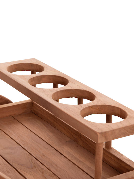 Wooden Garden & Terrace Table Alfred Natural 86x56x80cm