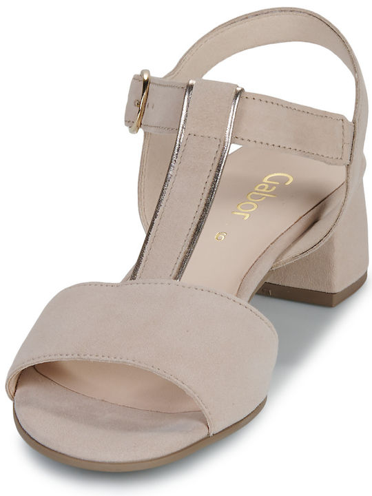 Sandalen Beige